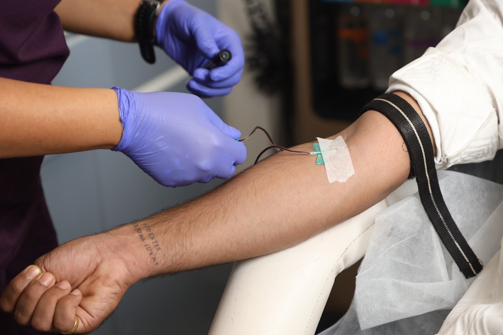 Aesthetic care procedure at Yuga's Aesthetic Clinic