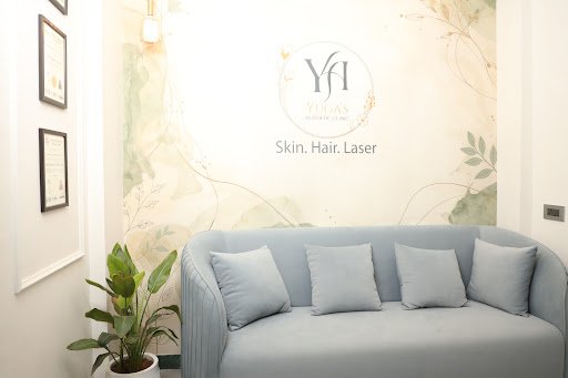 Calm clinic interior at Yuga's Aesthetic Clinic
